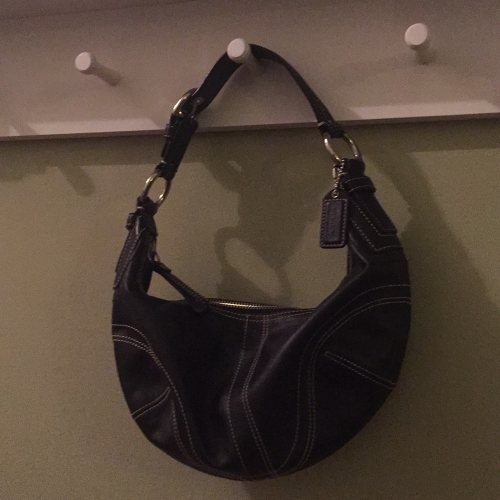 Black Coach small shoulder bag